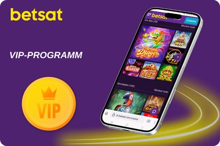 Betsat Casino VIP-Programm mit exklusiven Vorteilen und höheren Limits für treue Spieler
